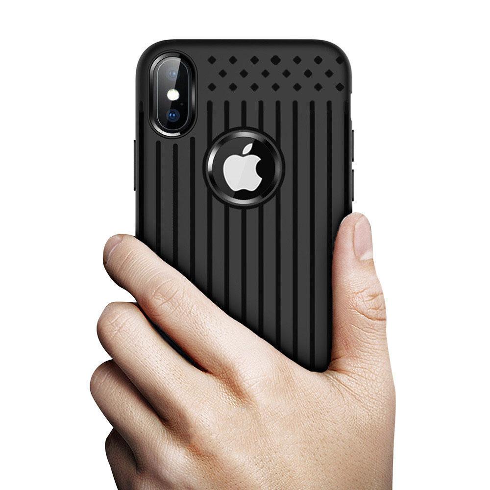 Чехол накладка Primolux Shell TPU для Apple iPhone X/iPhone XS Black (830292249) - фото 6