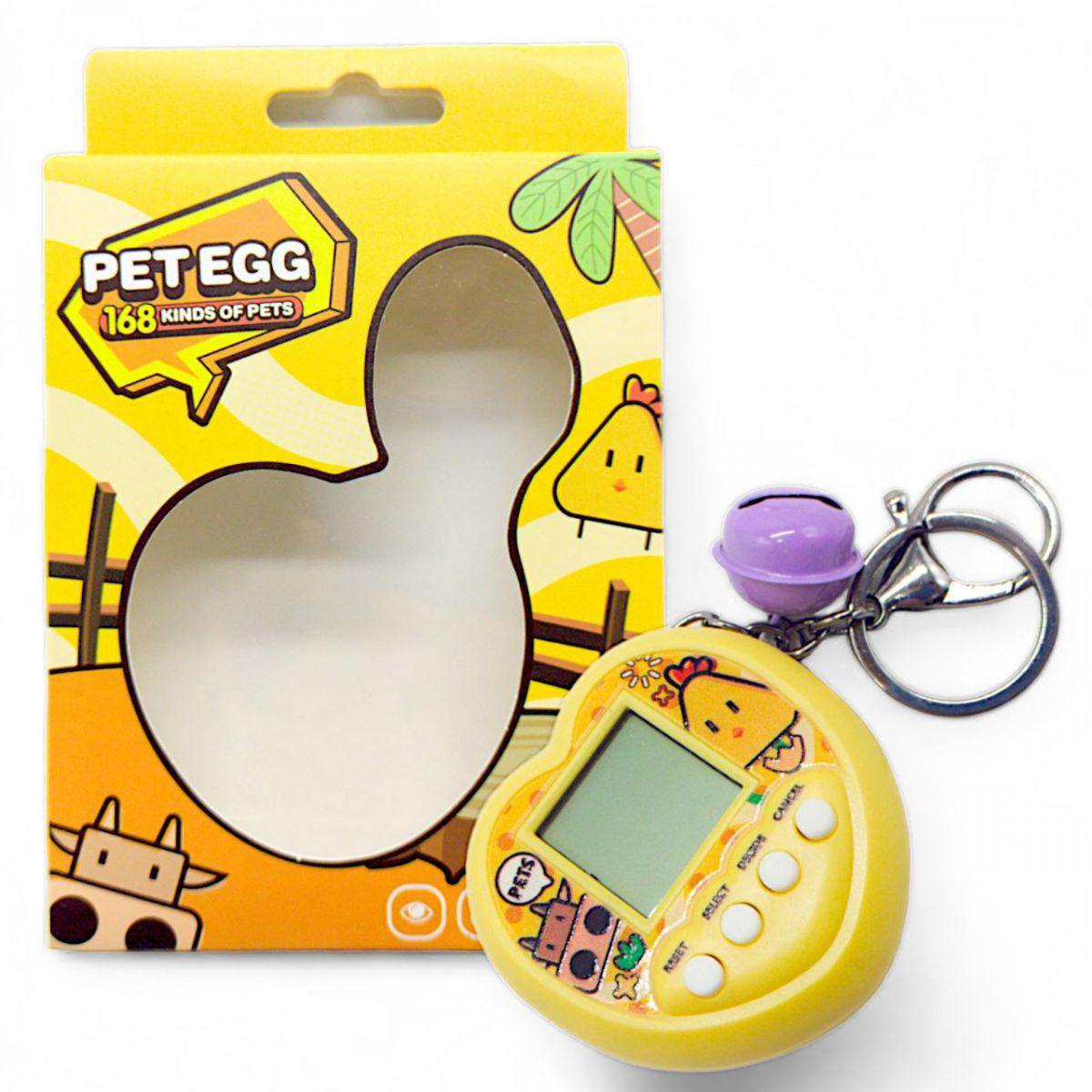 Игра-брелок Тамагочи Pet Egg Game Желтый (238299)