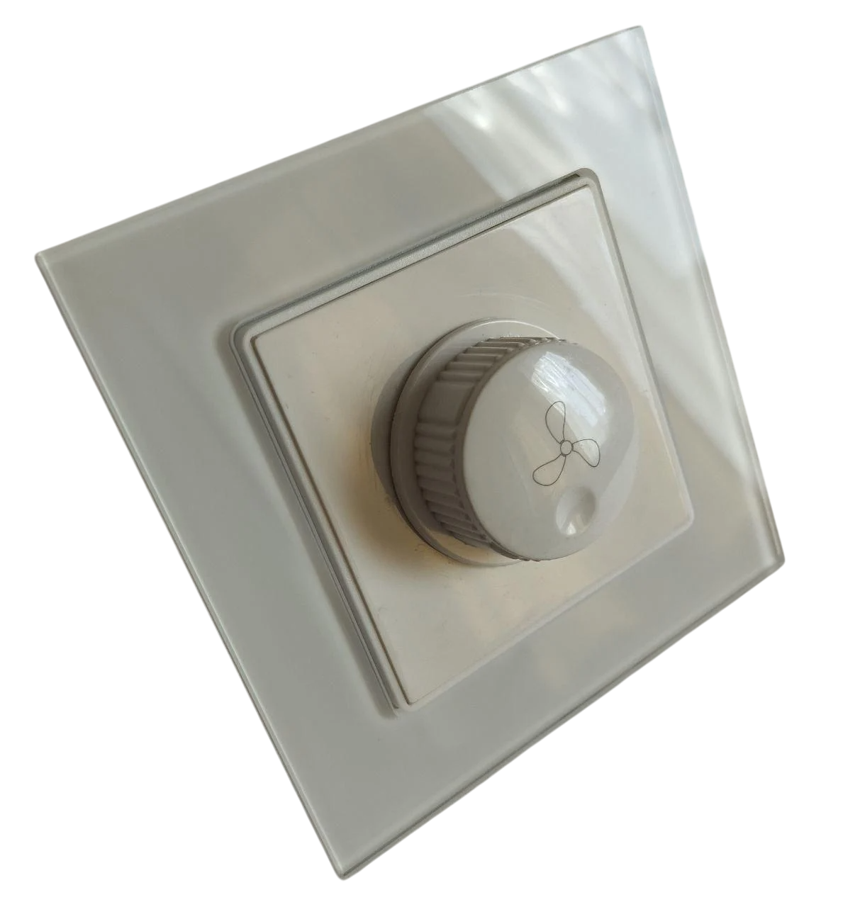 Регулятор оборотов вентилятора Glass стеклопластик White (27159102) - фото 1 Регулятор оборотов вентилятора Glass стеклопластик White (27159102) - фото 1