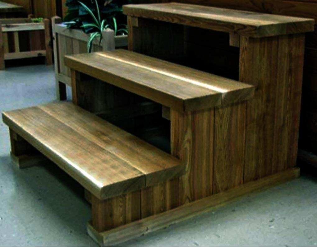 Скамейка-ступенька из дерева Ханави Мускат (ССТ-003307)