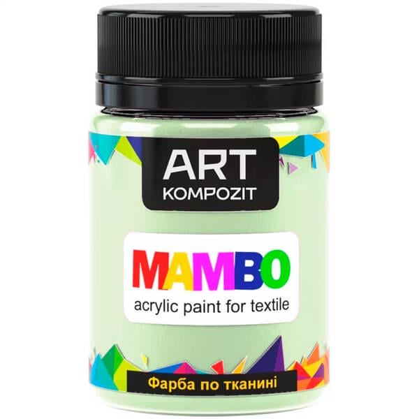 Фарба по тканині ART Kompozit Mambo 117 50 мл Фісташковий (АК11728) Фарба по тканині ART Kompozit Mambo 117 50 мл Фісташковий (АК11728)