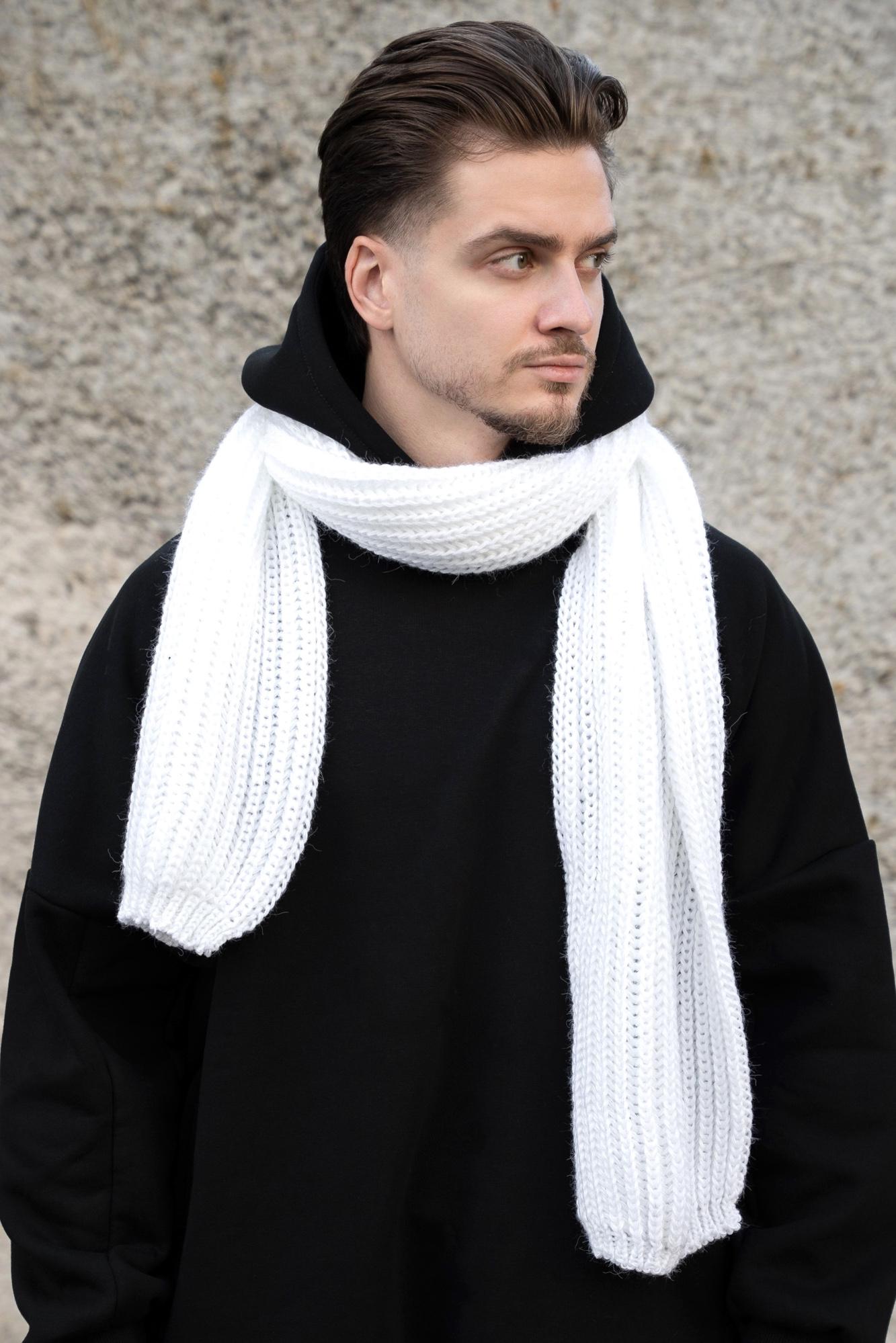 Шарф вязаный Without Brand Carry White (8055912)