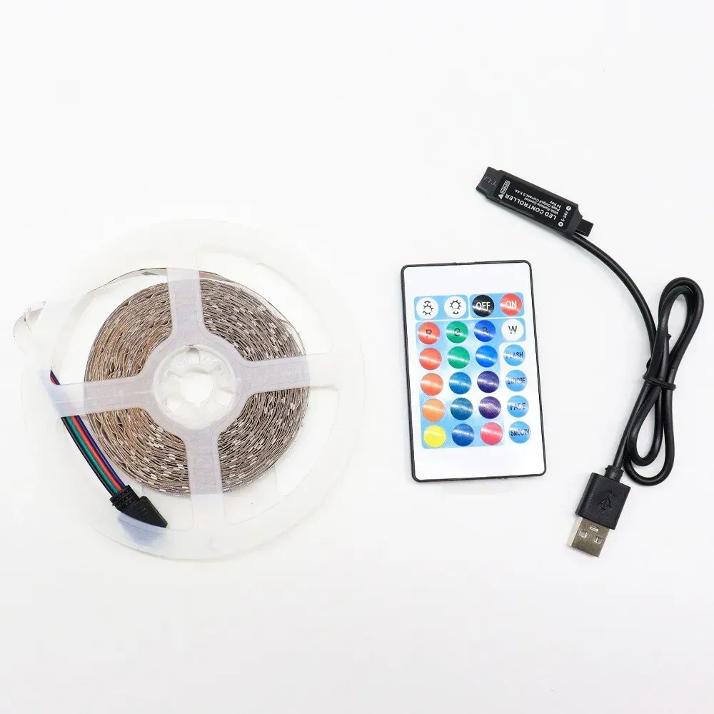 Светодиодная лента 10 м с пультом ДК от USB RGB (234569606)
