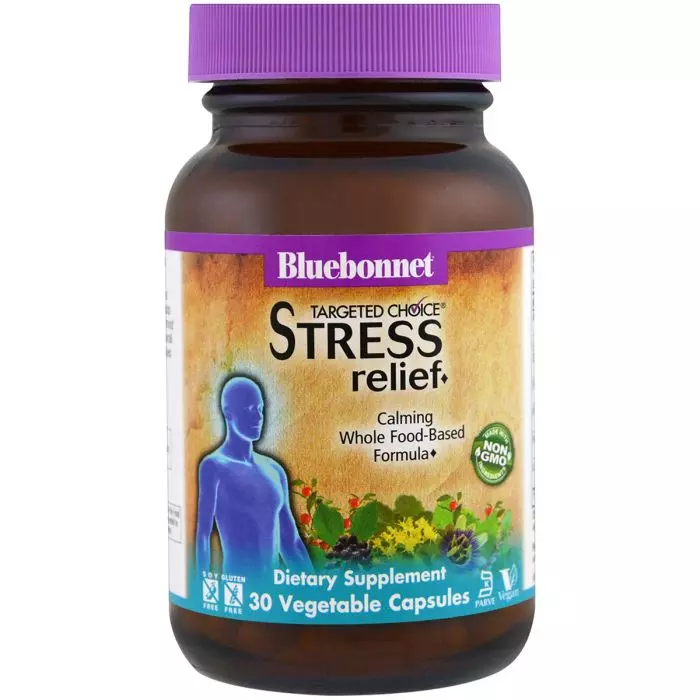 Комплекс для зняття стресу Targeted Choice Stress Relief Bluebonnet Nutrition 30 капсул (BLB2012)