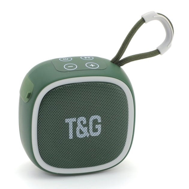 Портативна колонка TG 659 з ремінцем Green (tf4906)