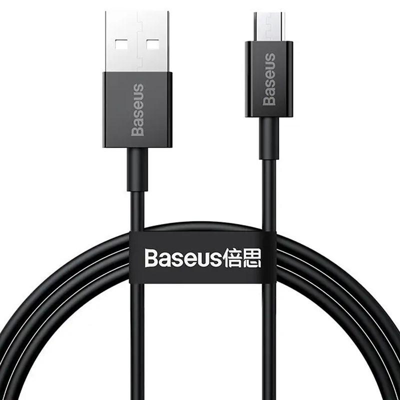 Кабель дата Baseus Superior MicroUSB 2A CAMYS-A 2 м Black (00000056085_1)