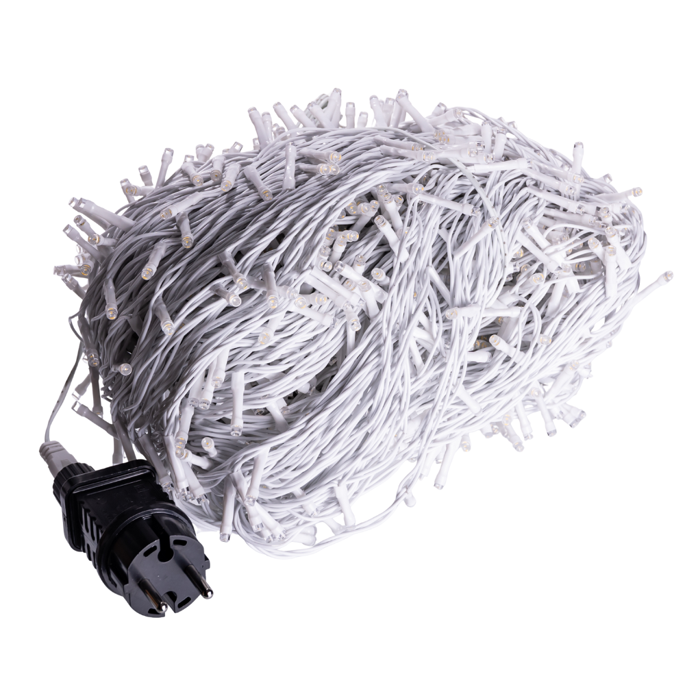 Гірлянда Нитка вулична 1000 LED 100 м Білий (CF1000L100MWW) - фото 3 Гірлянда Нитка вулична 1000 LED 100 м Білий (CF1000L100MWW) - фото 3