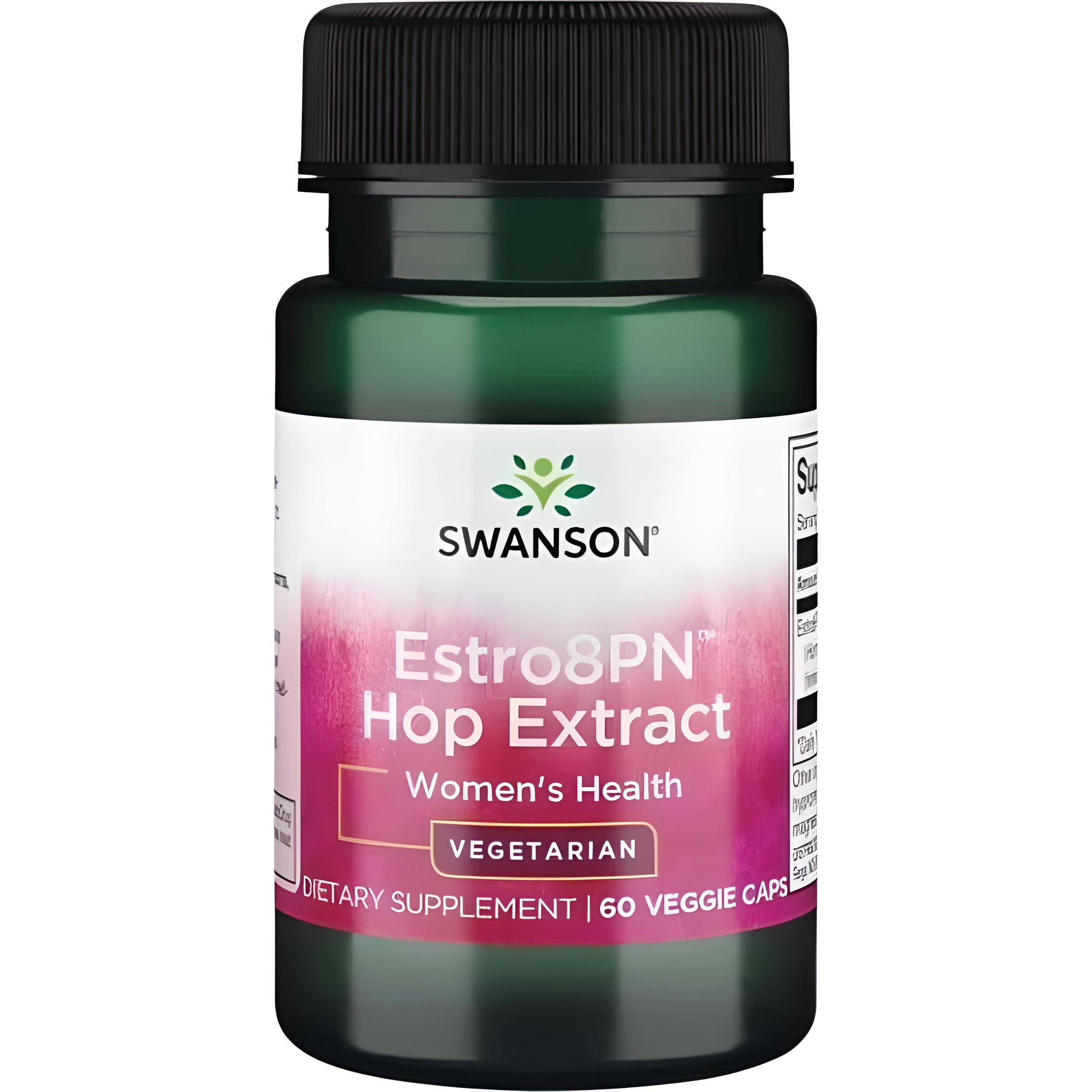 Комплекс при менопаузе Swanson Superior Herbs Estro 8PN Hop Extract 10 мг 60 Veg Caps
