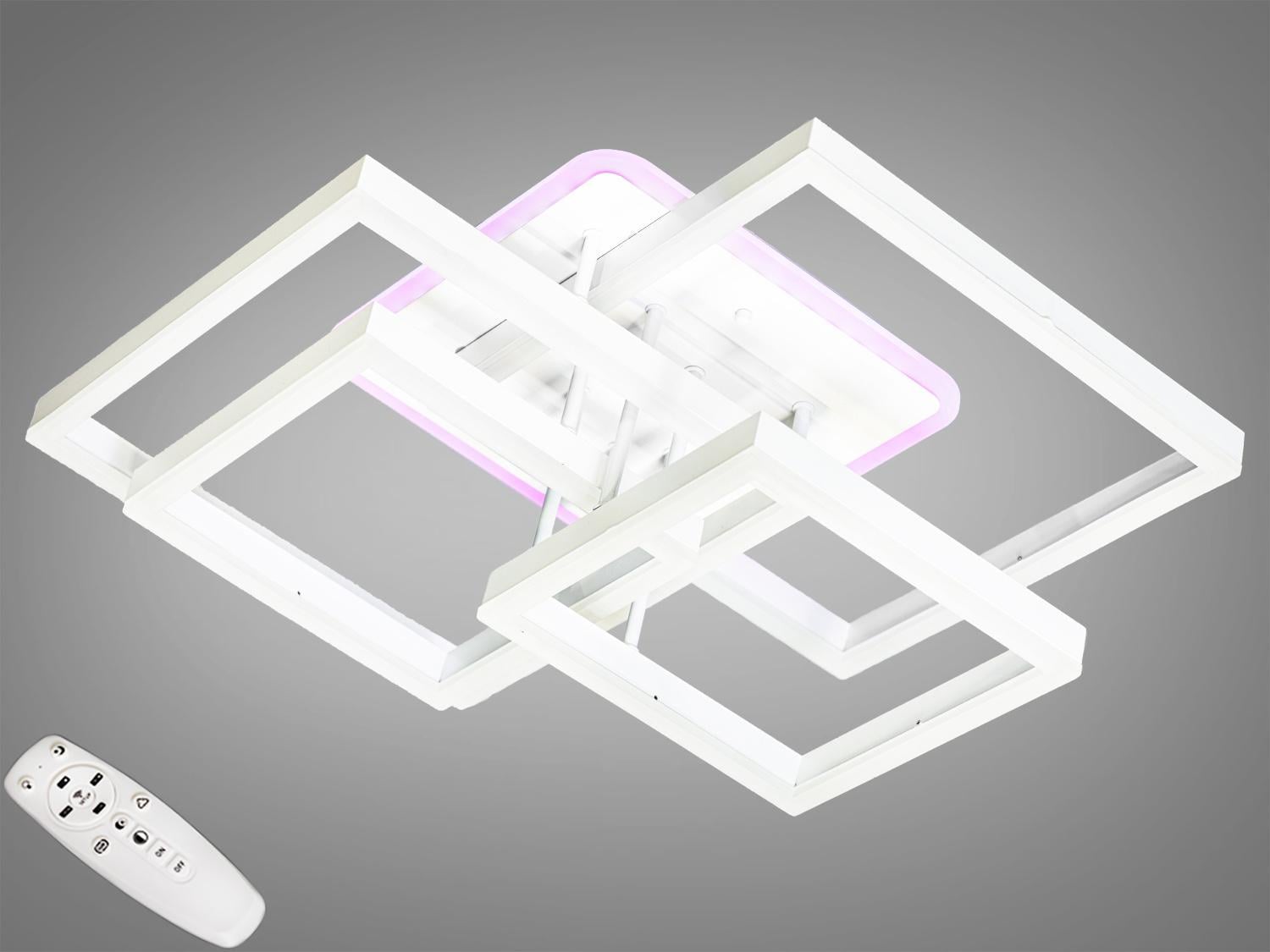 Люстра потолочная с диммером Diasha 7002WH 3 color dimmer 145W Белый