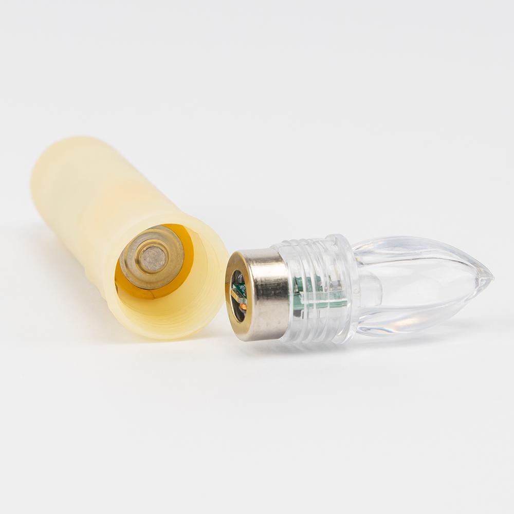 Набор свечей LED с клипсами на елку 10 см 10 шт. Айвори - фото 5 Набор свечей LED с клипсами на елку 10 см 10 шт. Айвори - фото 5