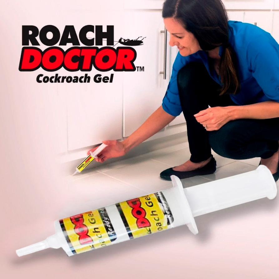 Приманка гель від тарганів у шприці Roach Doctor Cockroach Gel 30 г (1009549-White) - фото 4