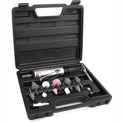 Пневмогравер AN00490 для шлифовки полировки и других задач по обработке в наборе 10 насадок (AN00490) - фото 5 Пневмогравер AN00490 для шлифовки полировки и других задач по обработке в наборе 10 насадок (AN00490) - фото 5