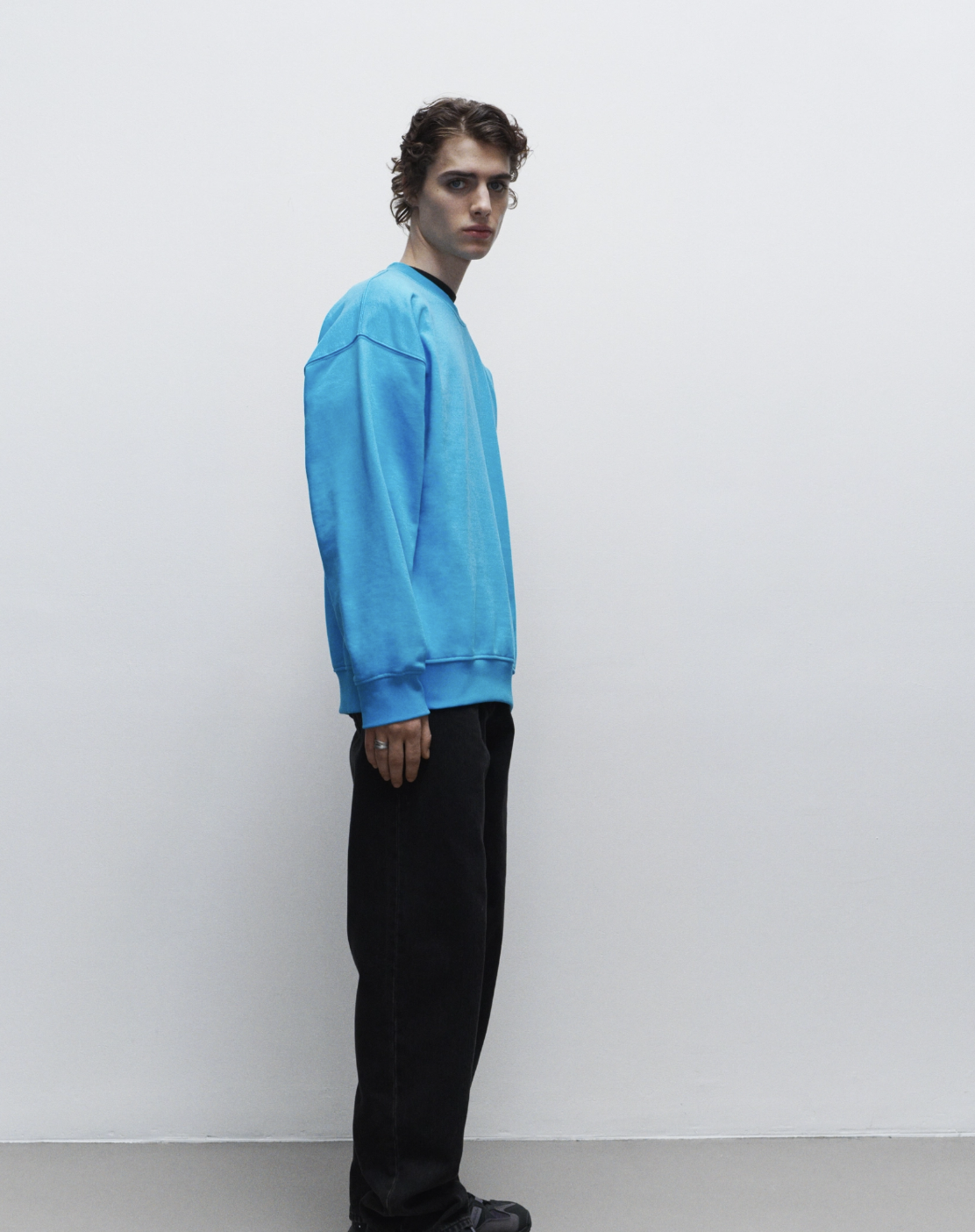 Свитшот H&M L Голубой (446985П) - фото 2 Свитшот H&M L Голубой (446985П) - фото 2