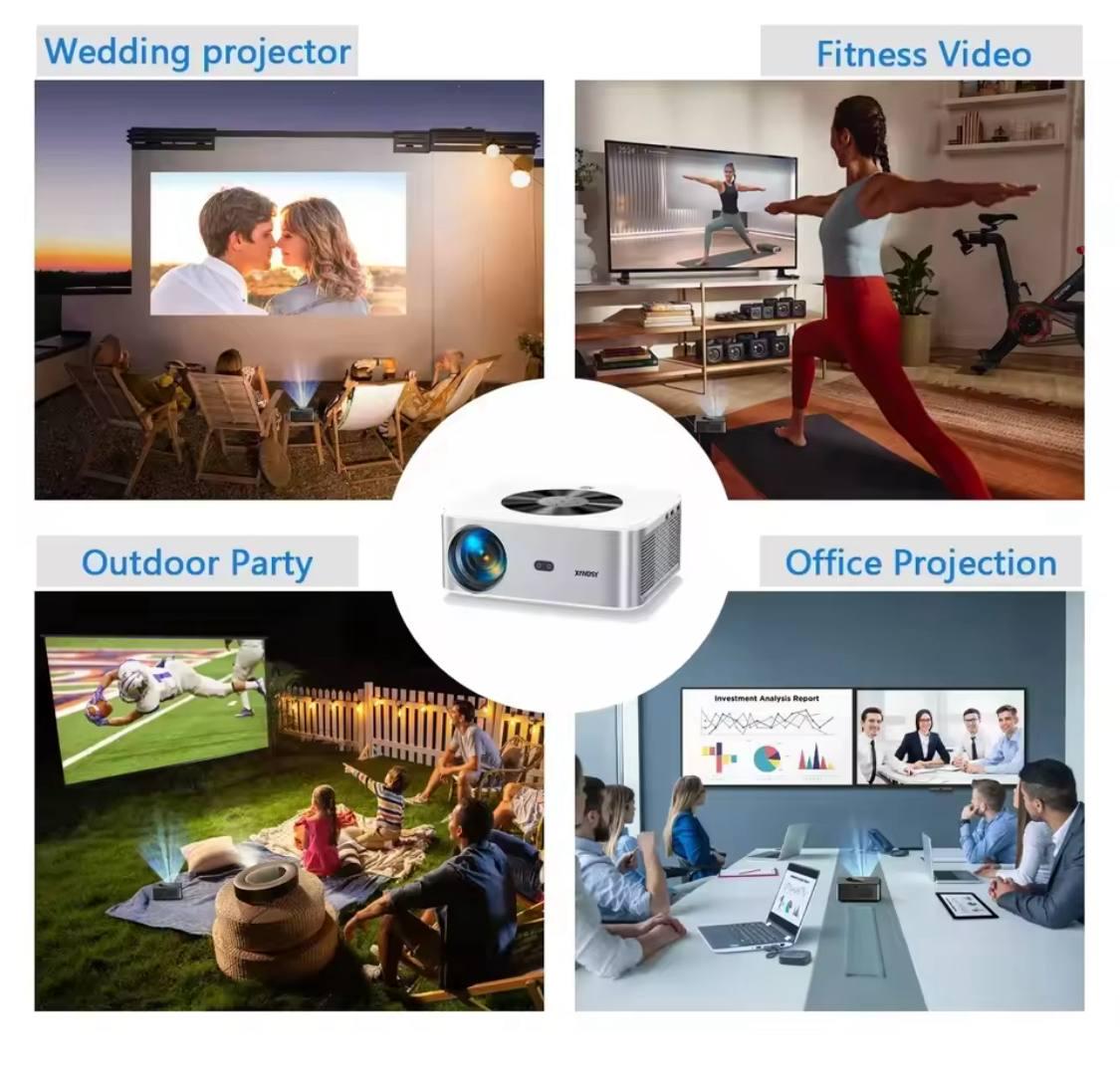 Проектор Xiwbsy Horlat T04 Full HD 1080P LCD - фото 5