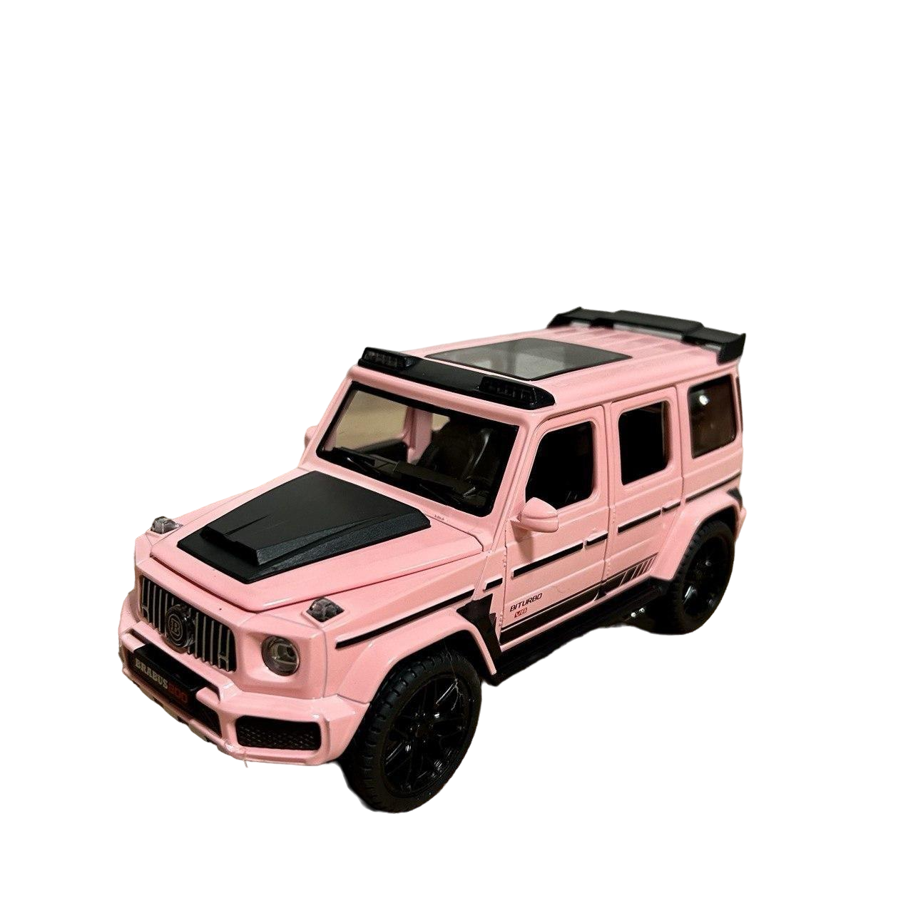 Игрушечная машинка АвтоМир Mercedes-Benz Brabus G800 1:22 металлическая Розовый (AP-1972 pink)