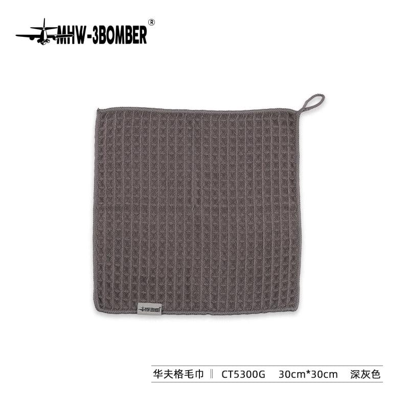 Полотенце бариста вафельное MHW-3BOMBER 30x30 см Темно-серый (CT5300G) - фото 2