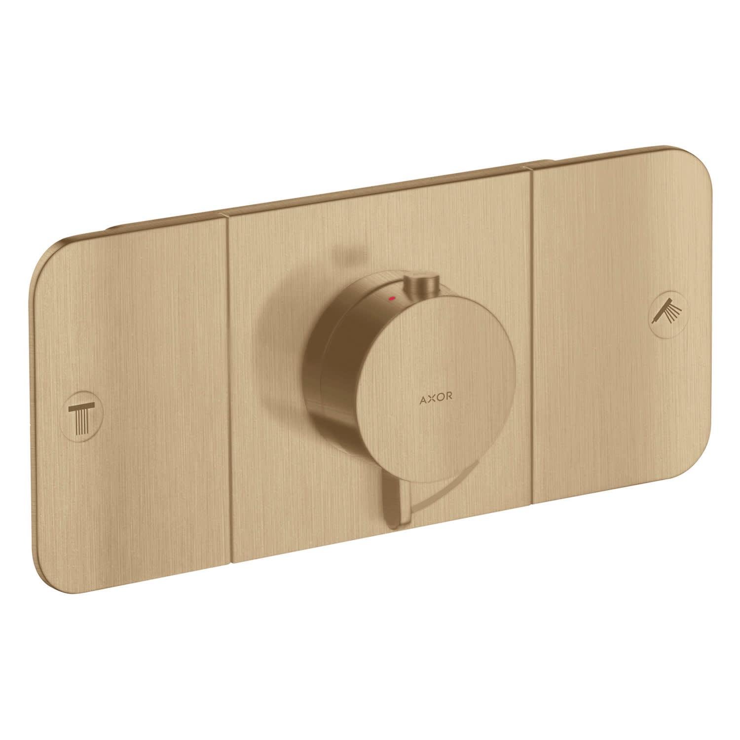 Зовнішня частина змішувача Hansgrohe AXOR One 45712140 з термостатом Бронзовий (248576)