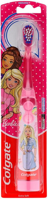 Зубна щітка електрична дитяча з Colgate Barbie на батарейці (14070)