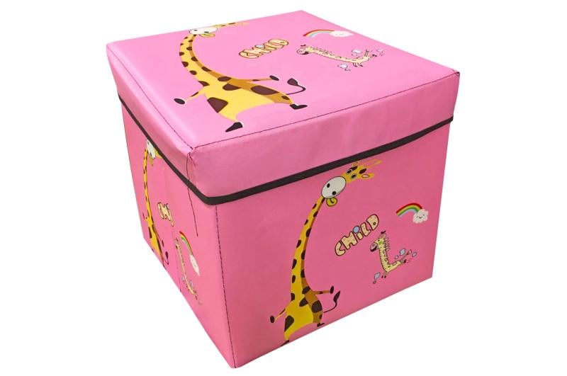 Корзина для іграшок Carello Жирафка Різнобарвний (CLR606)