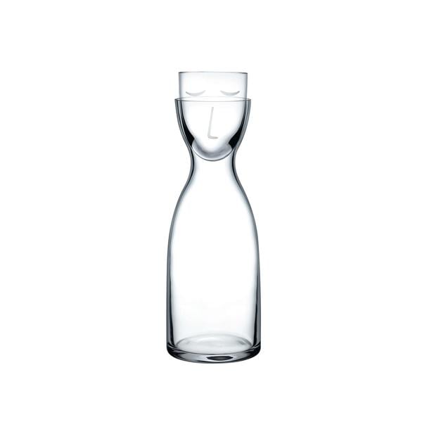 Графин Mr&Mrs Nude Glass кришталевий з чашкою 700 мл