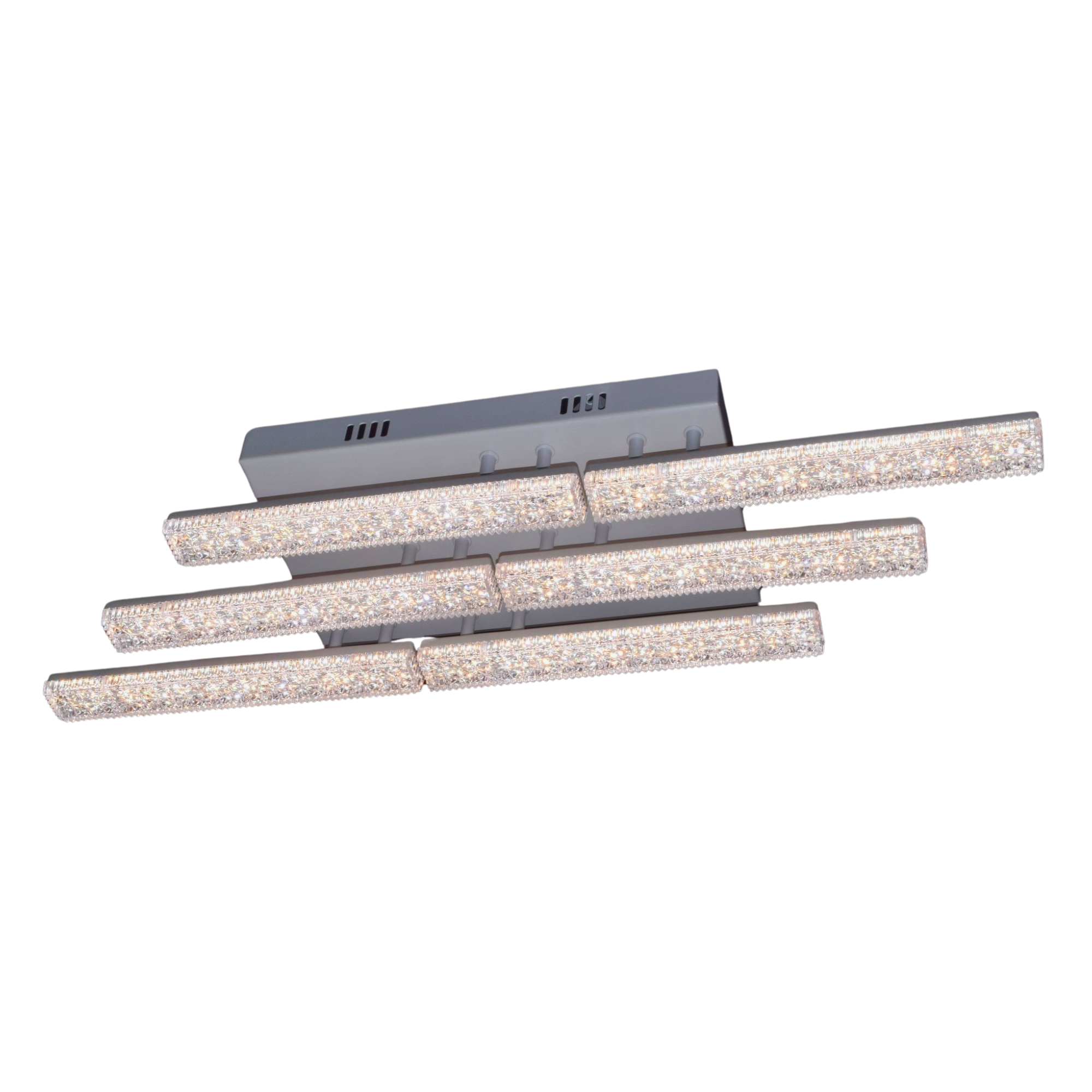 Люстра светодиодная акриловая Valeso V 3447-6С WH с пультом (000037717)