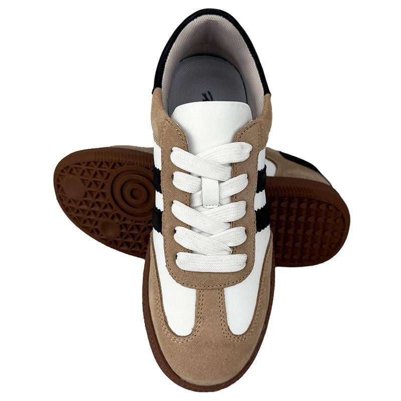 Кеди жіночі шкіряні 3075-3 p. 39 25 см Бежевий