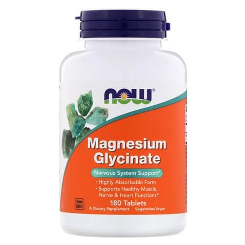 Магний NOW Magnesium Glycinate 180 табл. (NOW-01289)