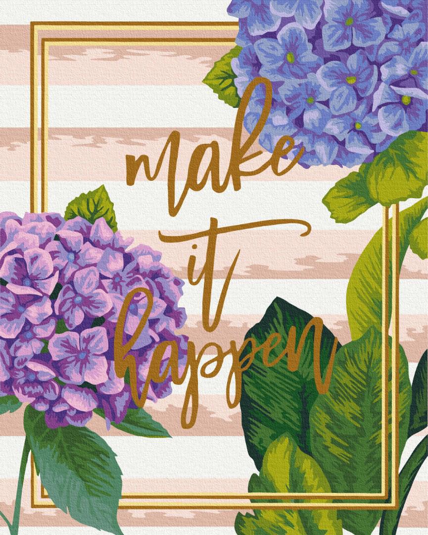 Картина по номерам Brushme Премиум Сделай это 40x50 см (PBS52532)