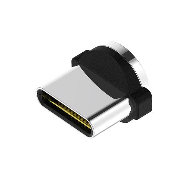 Наконечник USB Type-C Topk для магнітного кабелю Сріблястий