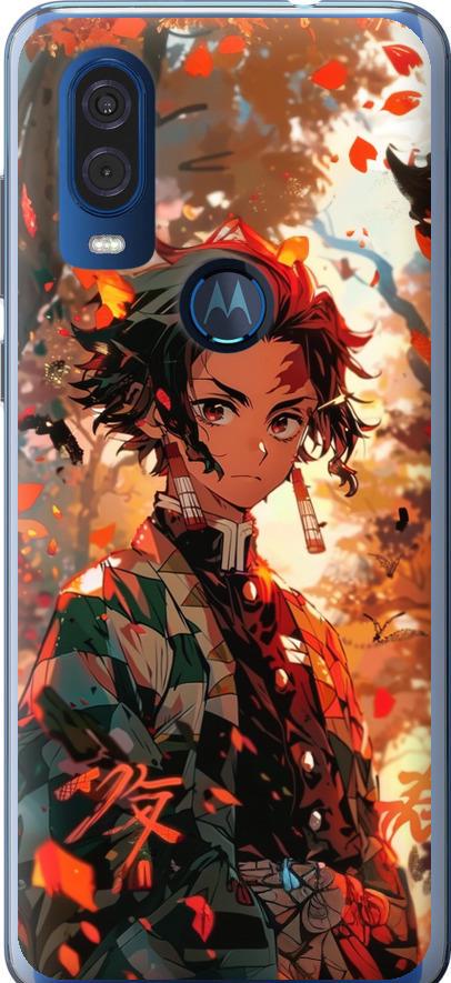 Чехол на Motorola One Vision Tanjiro (6130u-1782-42517)