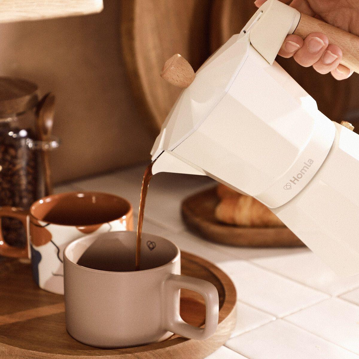 Кофеварка гейзерная Homla MIA MOKKA 300 мл Бежевый (209497) - фото 11