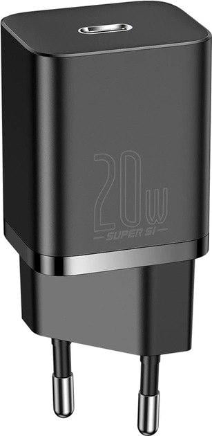 Зарядний пристрій Baseus Super Si Quick Charger 1C 20 W Black (CCSUP-B01)