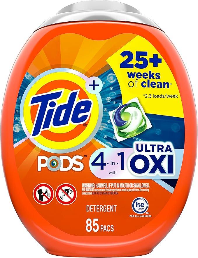 Капсули для прання Tide PODS 4в1 Ultra Oxi 85 шт.