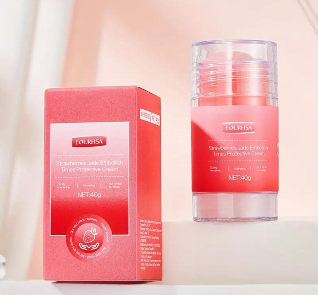 Крем для ног Клубника против треснувших ступеней и пяток 40 мл