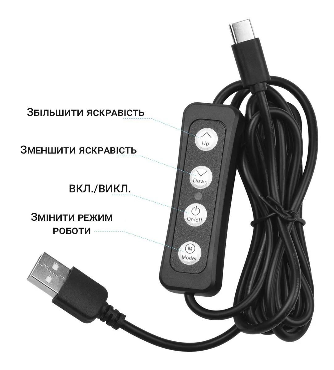 Десктоп лампа USB Andoer SL-01 світлодіодний скрінбар для монітора - фото 7