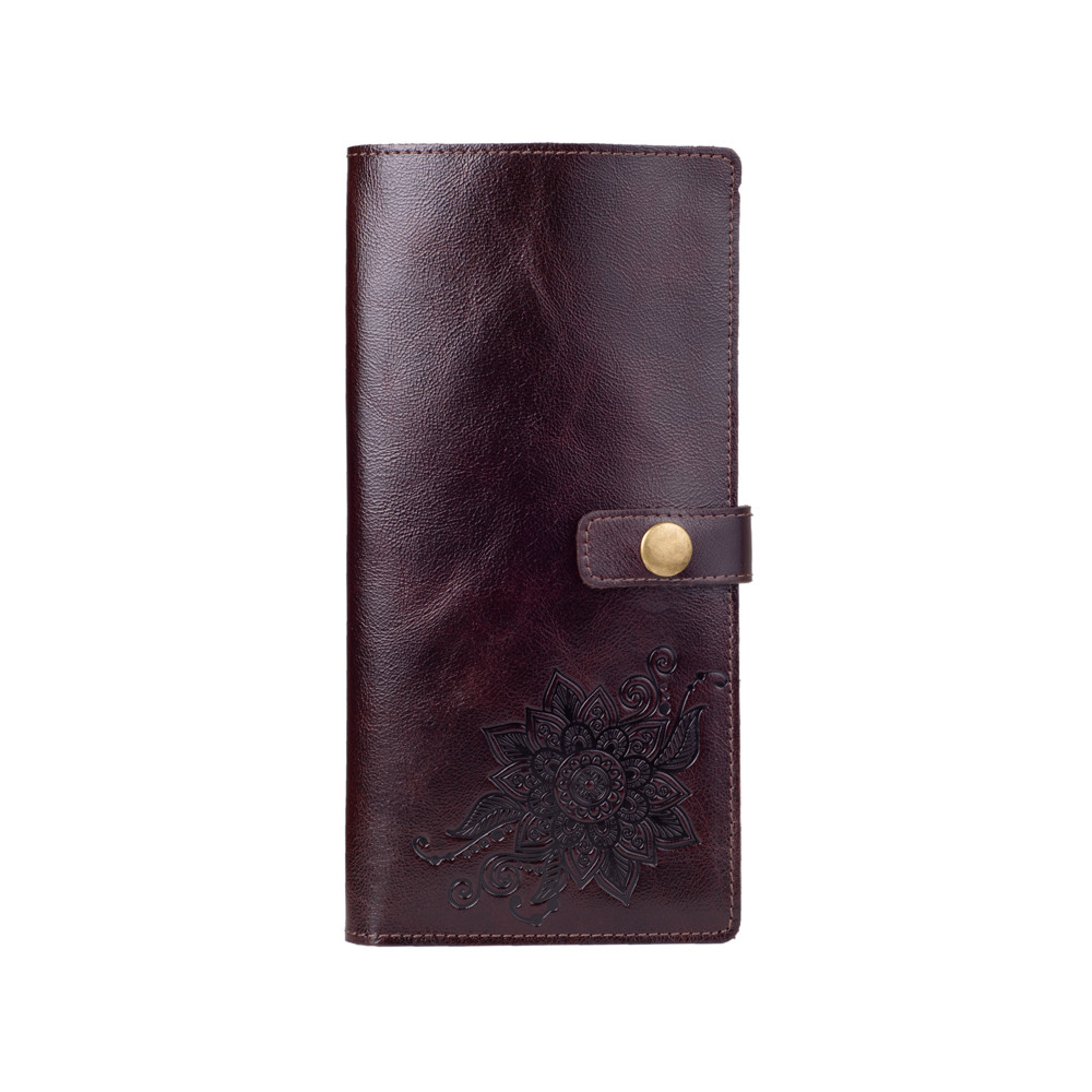 Тревел-кейс Mehendi Classic кожаный глянцевый Коричневый (TC-01-C19-1314-T006)