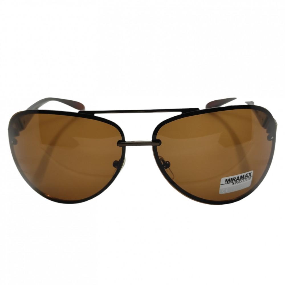 Солнцезащитные очки поляризованные Miramax Polarized 9016 Коричневый (46241) - фото 3 Солнцезащитные очки поляризованные Miramax Polarized 9016 Коричневый (46241) - фото 3
