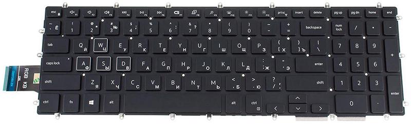 Клавиатура для ноутбука Dell Latitude 3500 (0KX8XW)