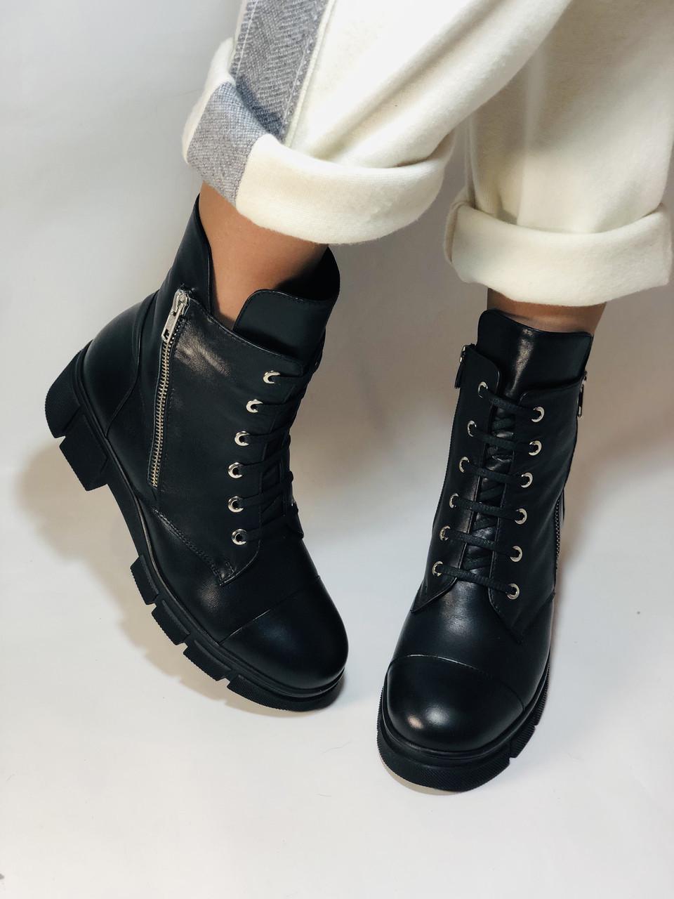 Ботинки женские зимние Mario Muzi р. 40 25,5 см Черный (2402) - фото 6