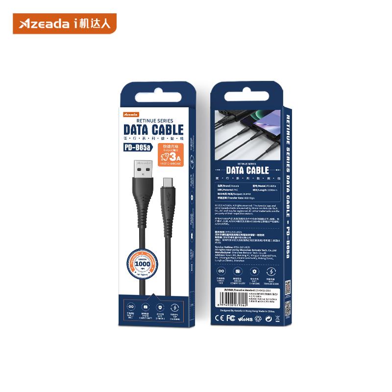 USB кабель Proda PD-B85a Type-C Black - фото 2