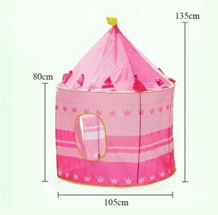 Детская палатка игровая Замок принцессы Розовый (45pinkg) - фото 3 Детская палатка игровая Замок принцессы Розовый (45pinkg) - фото 3