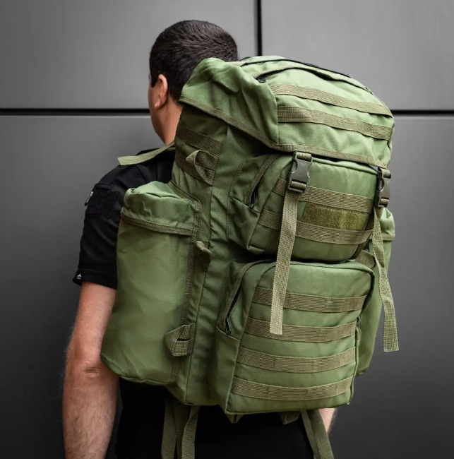 Рюкзак тактический 85 л CORDURA Хаки Олива (AN004393)