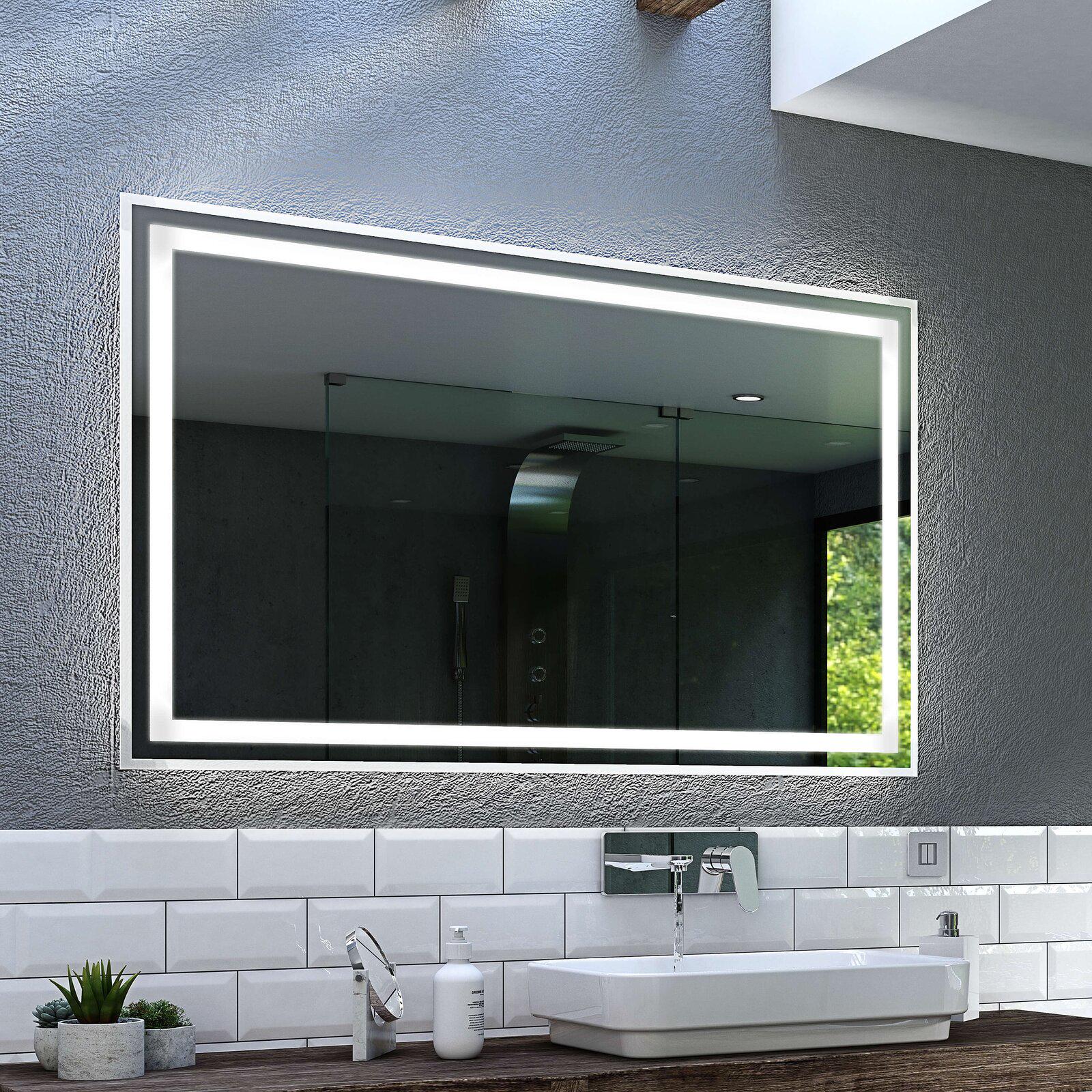 Зеркало Dim Dzerkal TIGA с LED-подсветкой 50х70 см (7137)