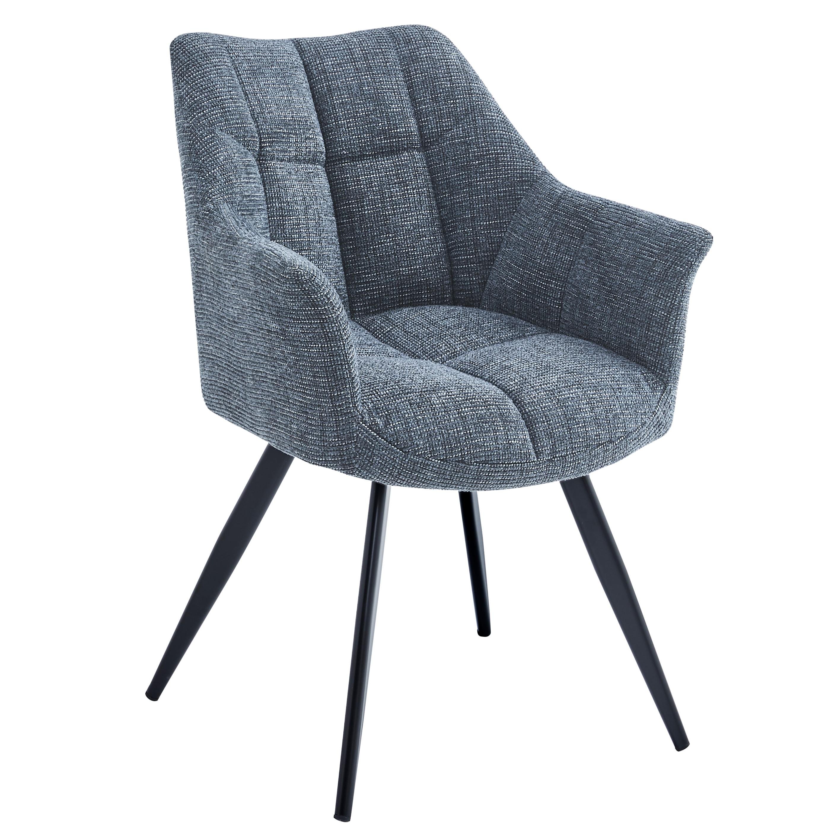 Стул Intarsio STEFAN Черный/Темно-серый Стул Intarsio STEFAN Черный/Темно-серый