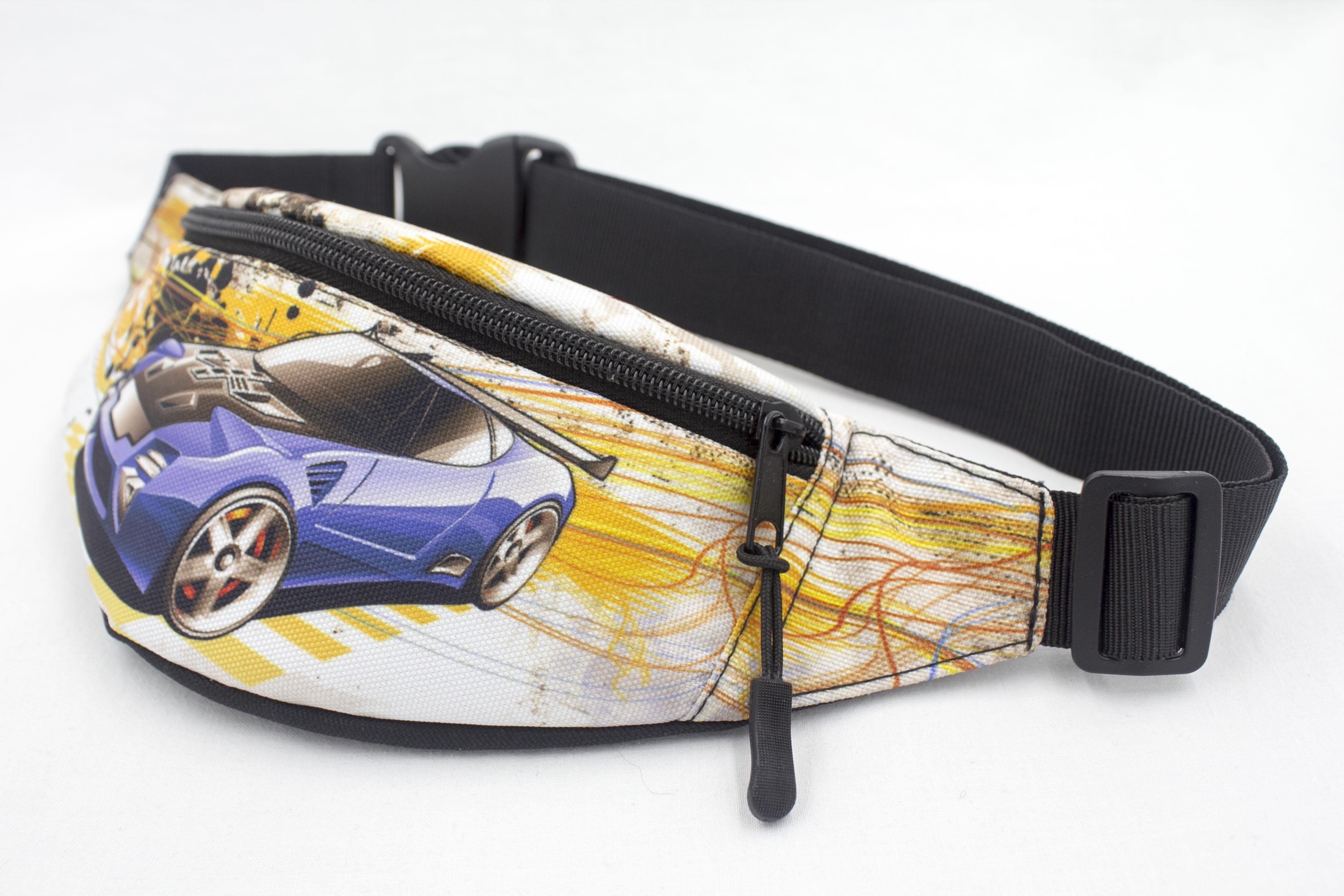 Сумка бананка для хлопчика з регулюючим ремінцем 4-8 років Хот Вілс (Д-016) - фото 6