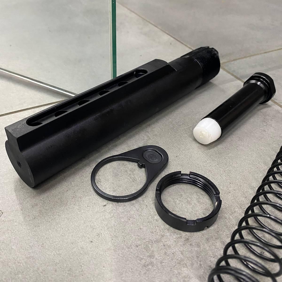 Комплект буферной трубки LD Turkish для AR-15 трубка/буфер/пружина/контргайка/торцевая пластина (244240) - фото 3 Комплект буферной трубки LD Turkish для AR-15 трубка/буфер/пружина/контргайка/торцевая пластина (244240) - фото 3