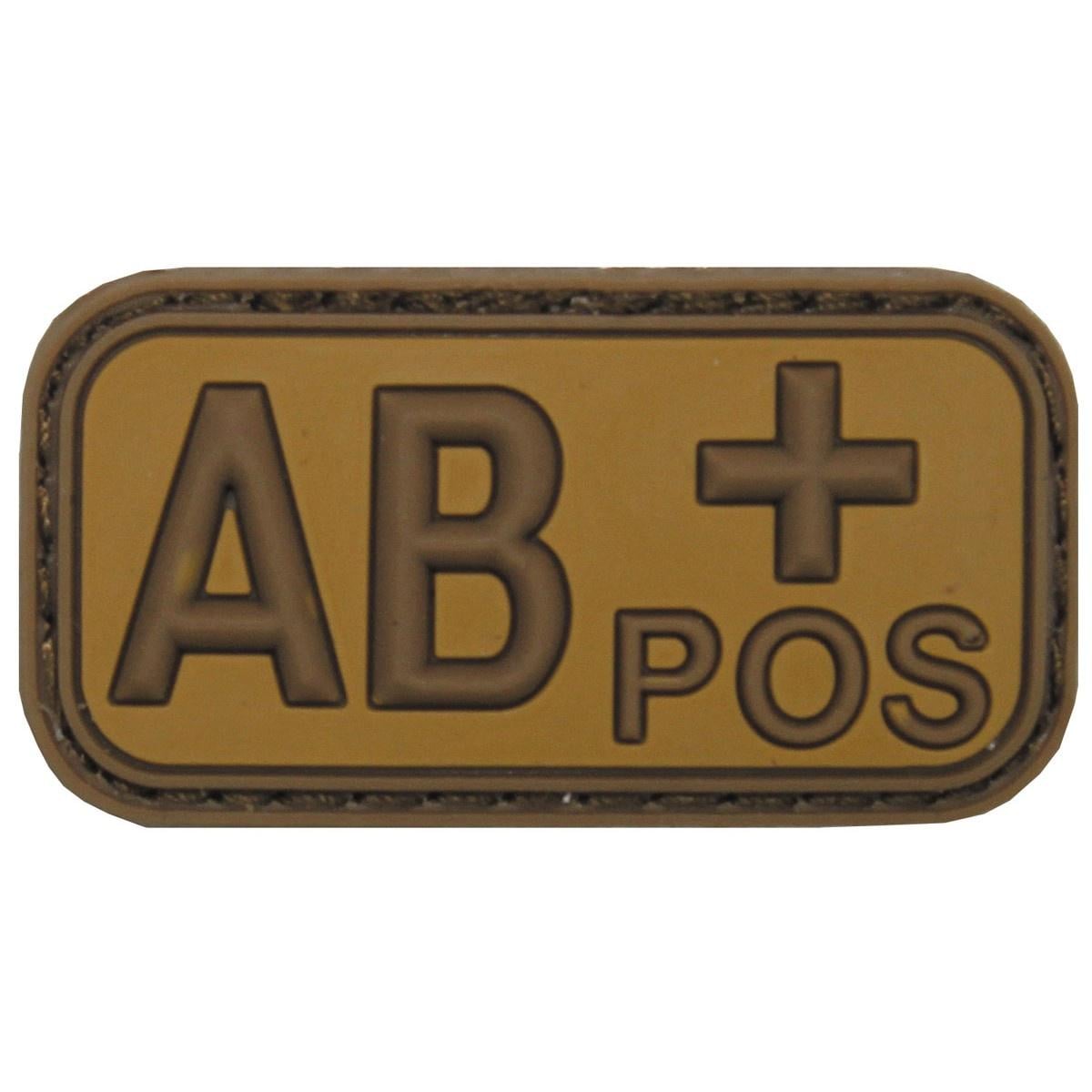 Нашивка группа крови AB(IV) Rh+ Coyote
