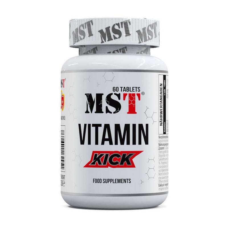 Мультивитамины и минералы 1 в день MST Vitamin Kick 60 табл.