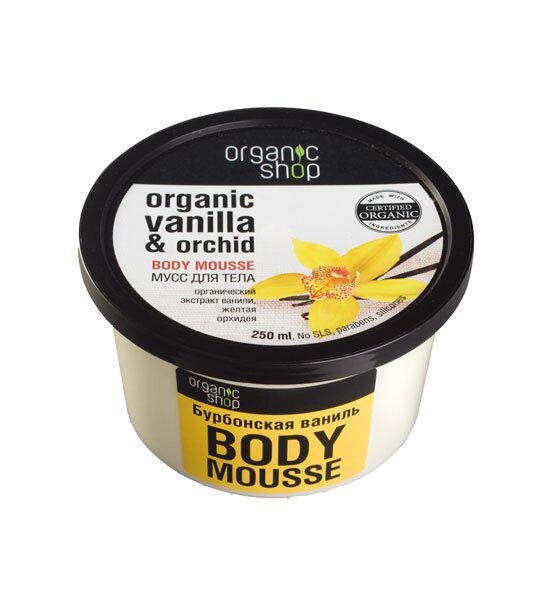 Мусс для тела Organic shop Бурбонская ваниль 250 мл (4744183012486) Мусс для тела Organic shop Бурбонская ваниль 250 мл (4744183012486)