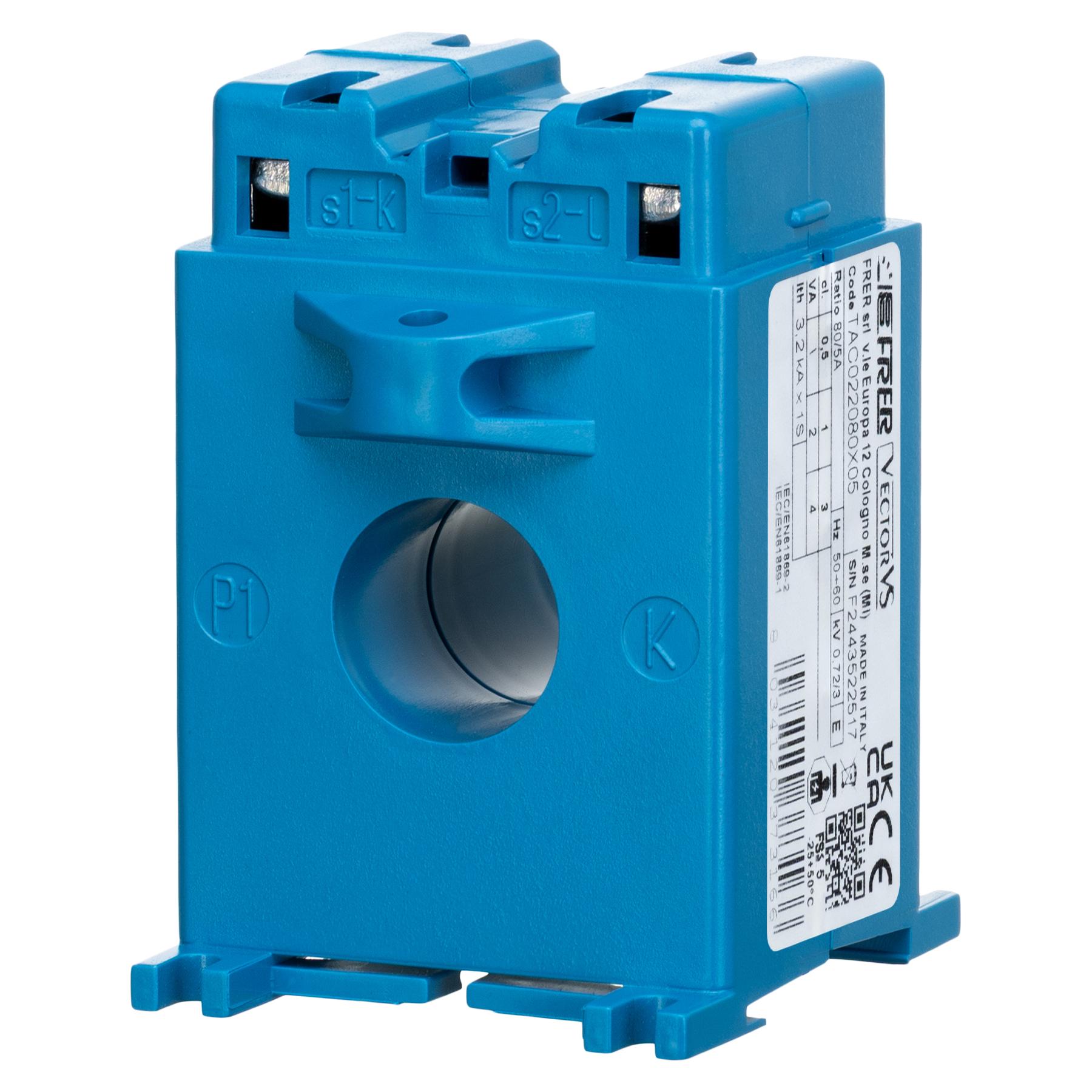 Трансформатор тока FRER d 22 мм 80/5А 3-4VA (TAC022080X05)